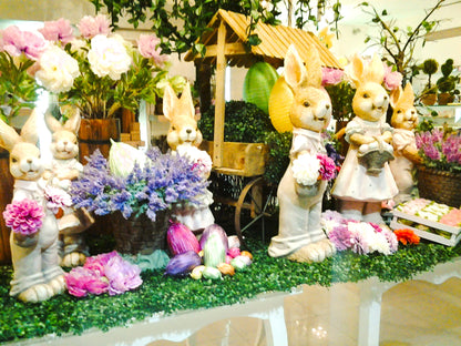 Easter Bunny Lavender: A Whimsical Shop Front Display