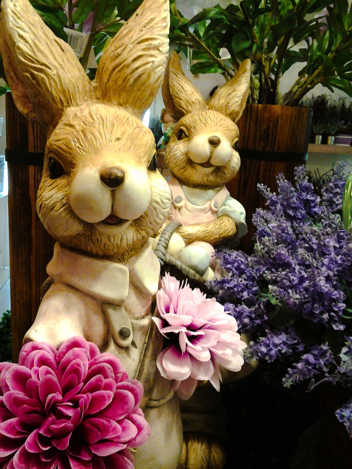 Easter Bunny Lavender: A Whimsical Shop Front Display