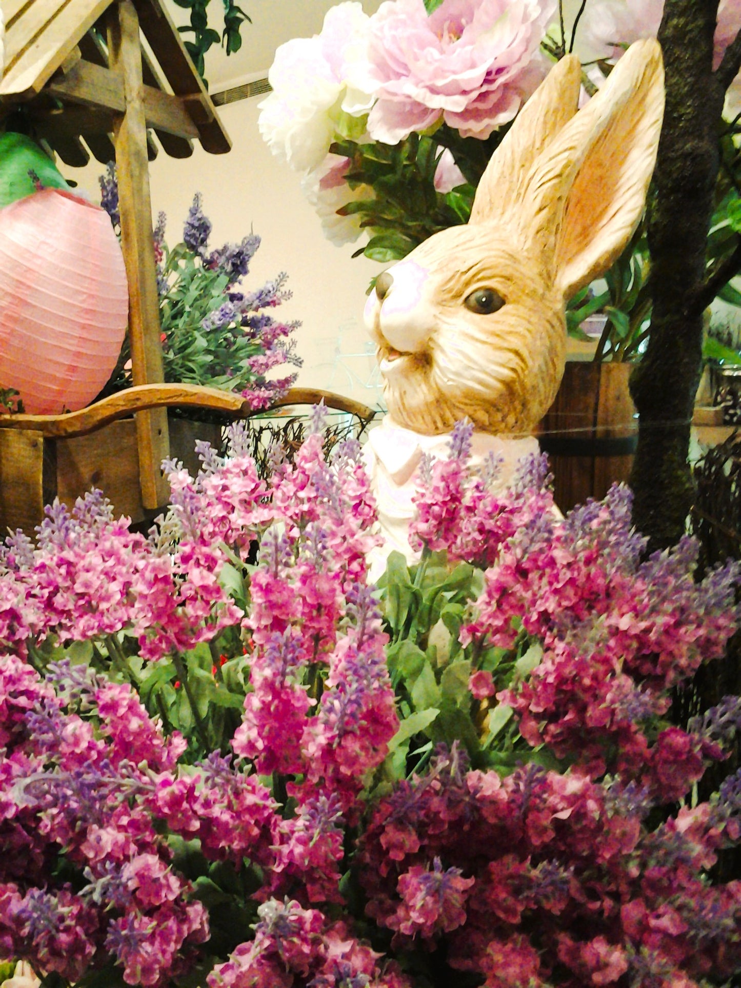 Easter Bunny Lavender: A Whimsical Shop Front Display