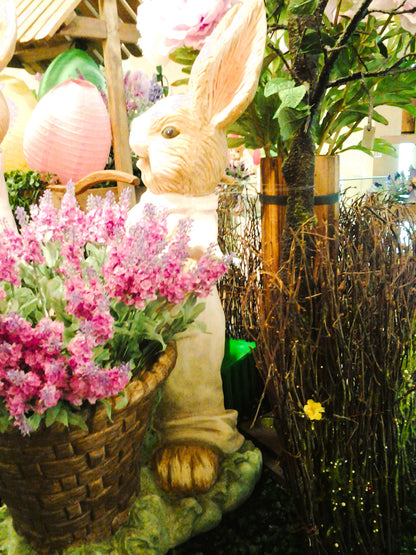 Easter Bunny Lavender: A Whimsical Shop Front Display