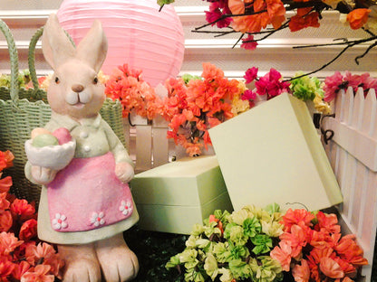 Easter Bunny Lavender: A Whimsical Shop Front Display