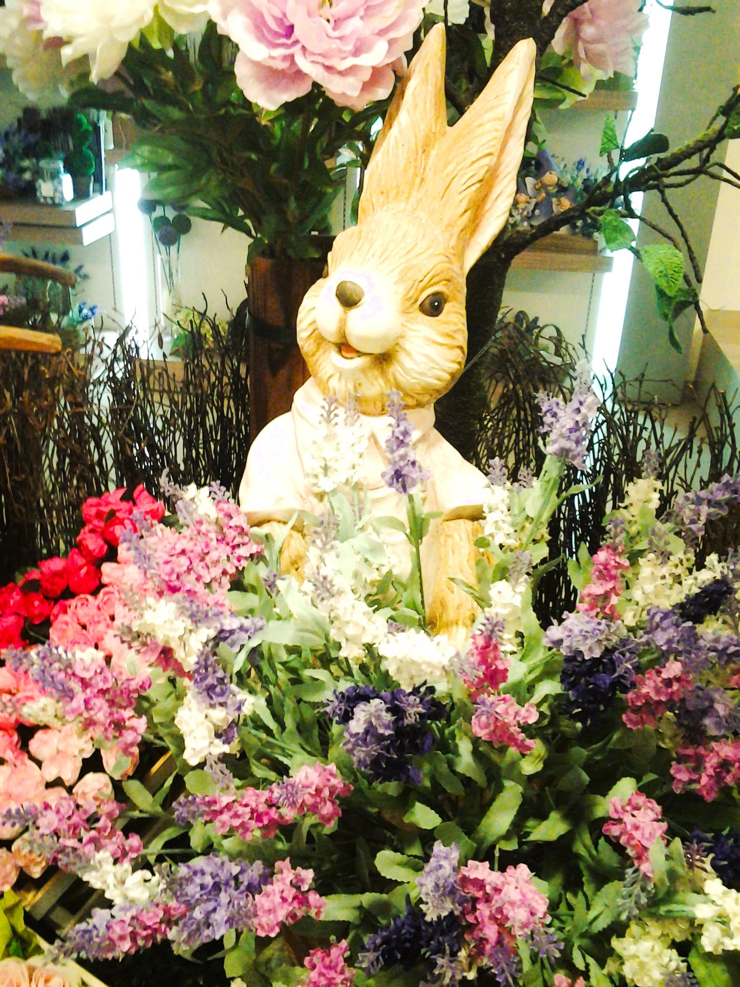 Easter Bunny Lavender: A Whimsical Shop Front Display