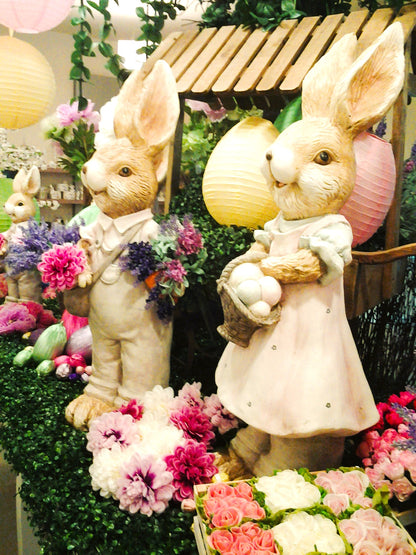 Easter Bunny Lavender: A Whimsical Shop Front Display