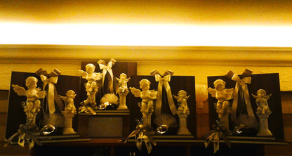 Twin Seraphs: Double Angels First Communion Display