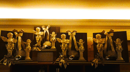 Twin Seraphs: Double Angels First Communion Display