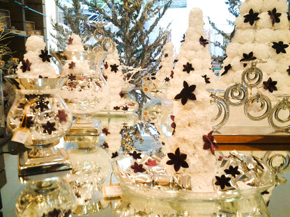 Stormy Christmas Wonderland: A Snowy Enchantment Display