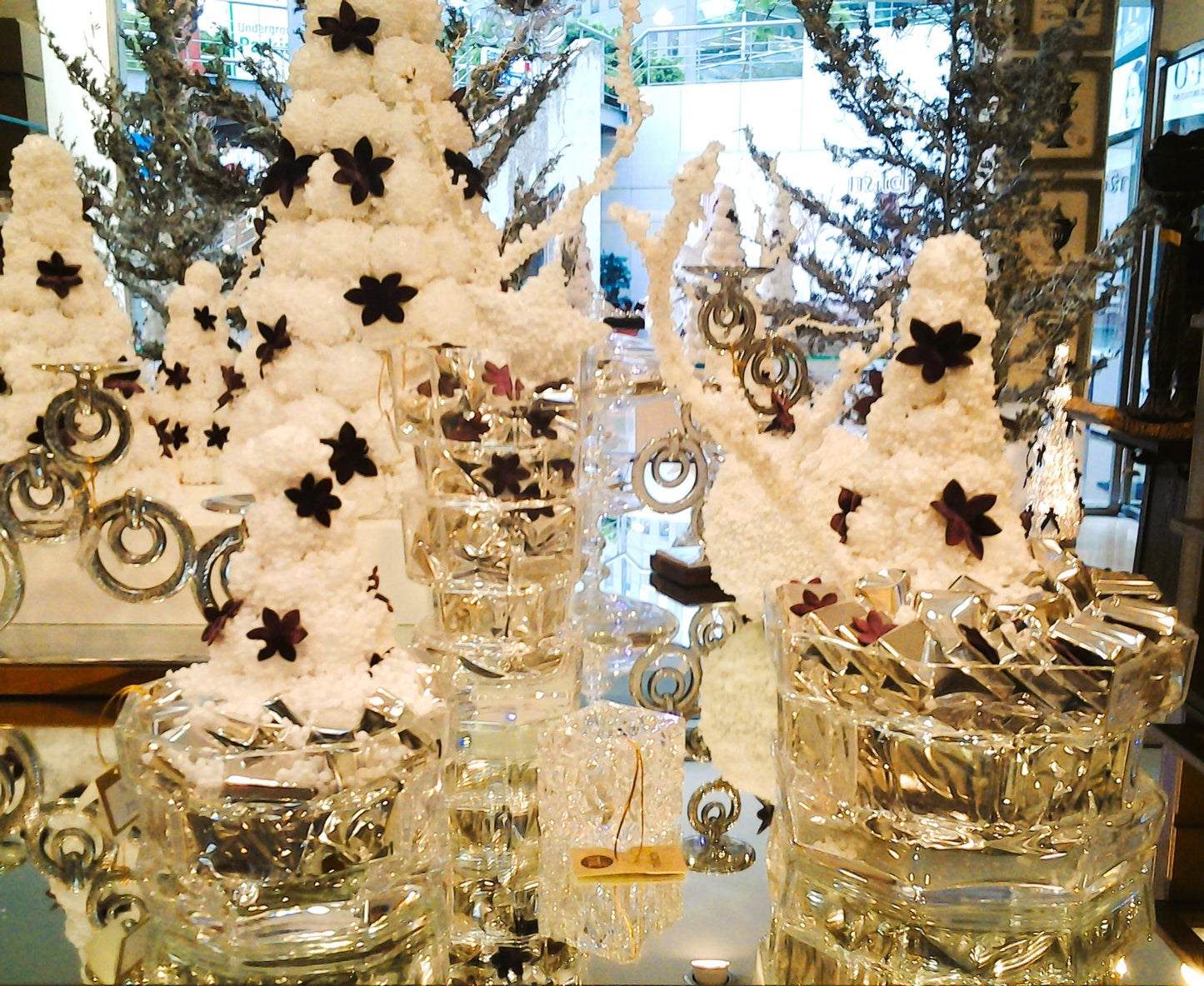 Stormy Christmas Wonderland: A Snowy Enchantment Display