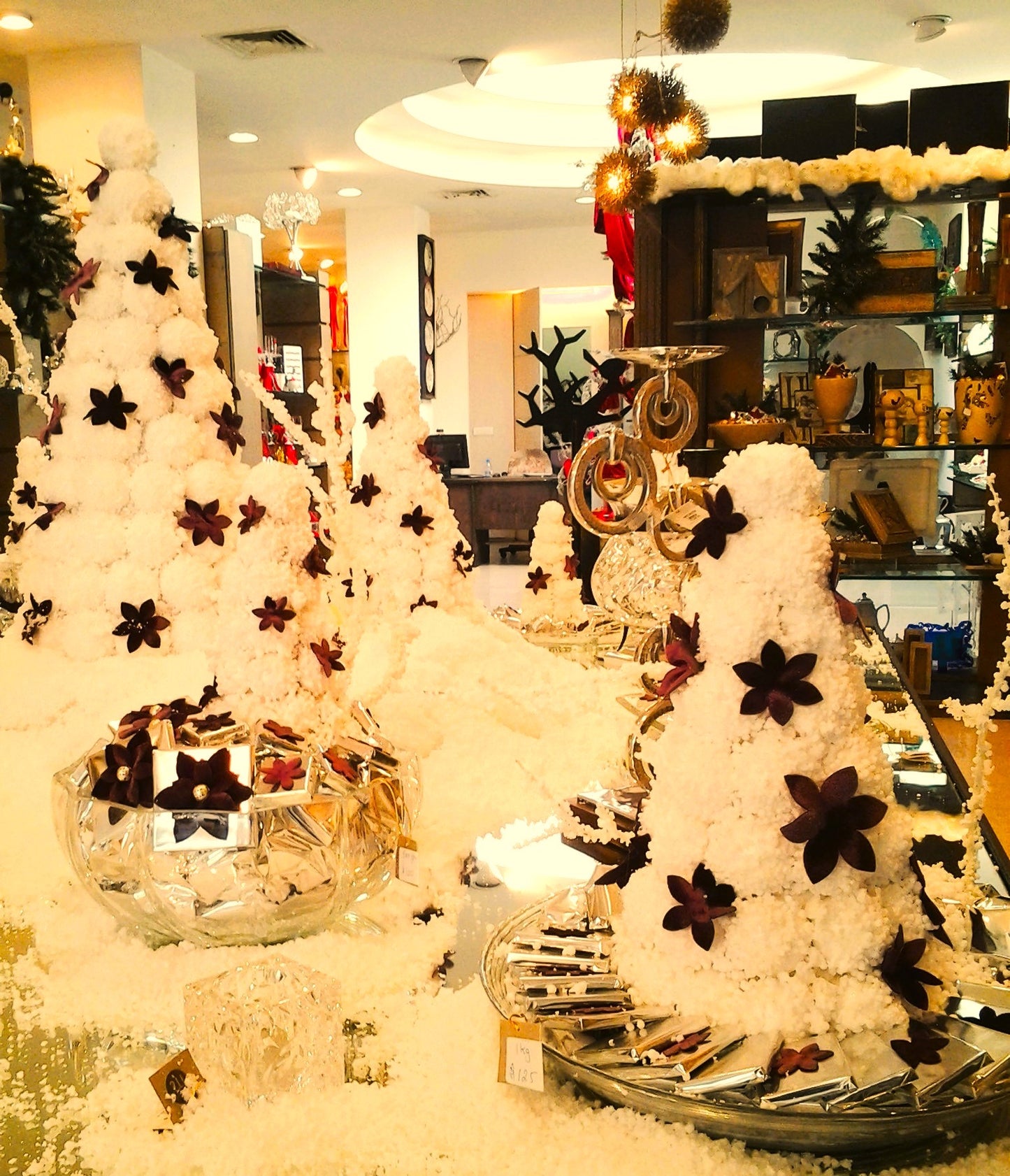 Stormy Christmas Wonderland: A Snowy Enchantment Display