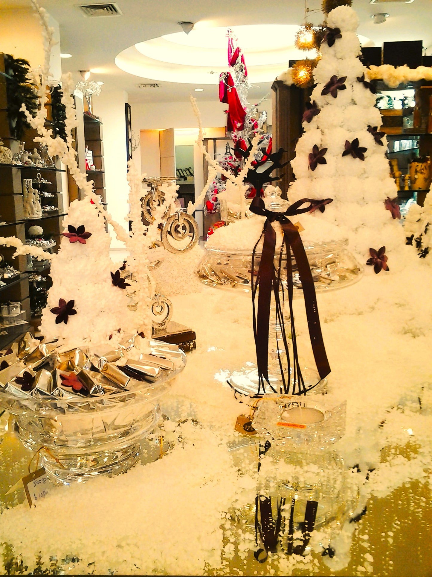 Stormy Christmas Wonderland: A Snowy Enchantment Display