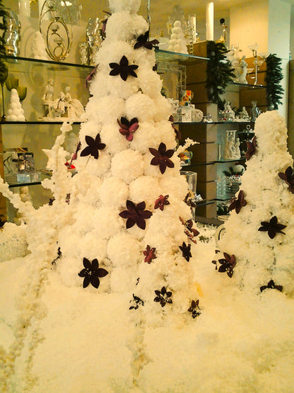 Stormy Christmas Wonderland: A Snowy Enchantment Display