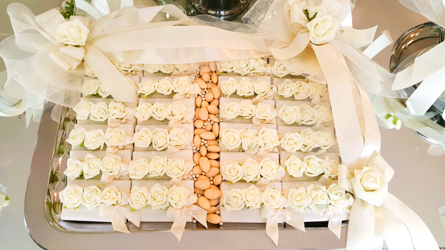 Floral Elegance: Bespoke Engagement Chocolate Tray