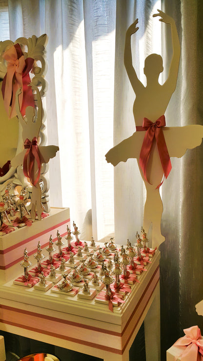 Ballerina Elegance: A Grand Chocolate Ballet for Newborn Celebrations