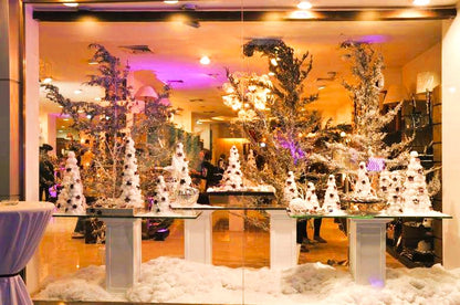 Stormy Christmas Wonderland: A Snowy Enchantment Display