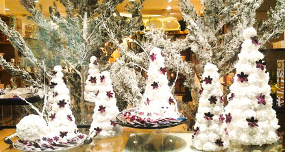 Stormy Christmas Wonderland: A Snowy Enchantment Display