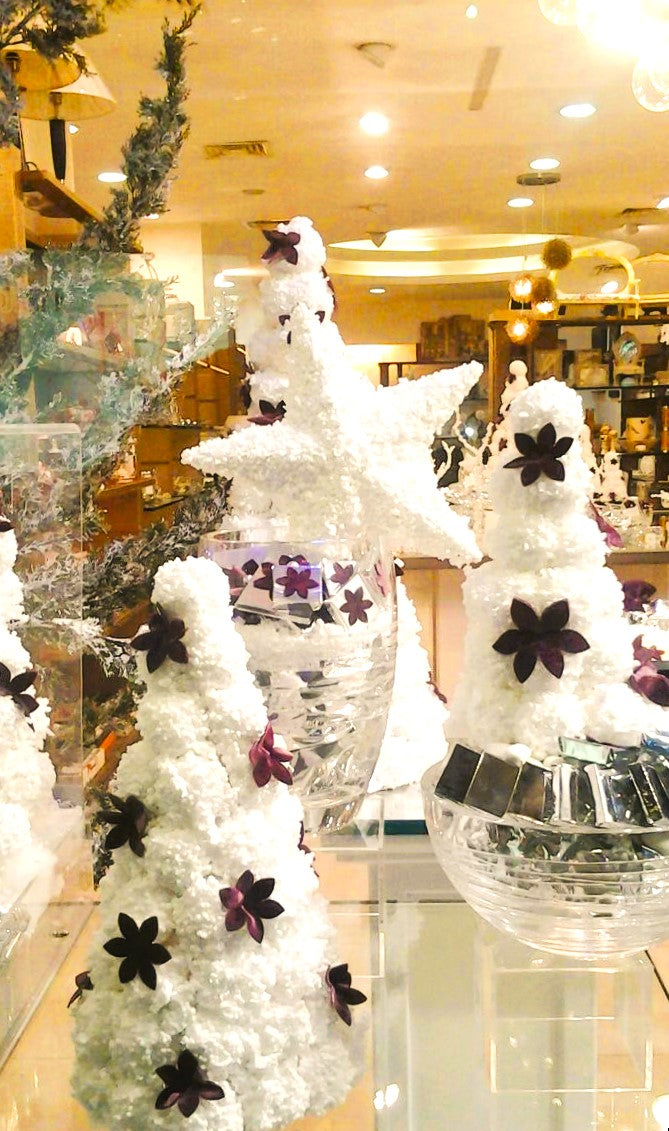 Stormy Christmas Wonderland: A Snowy Enchantment Display