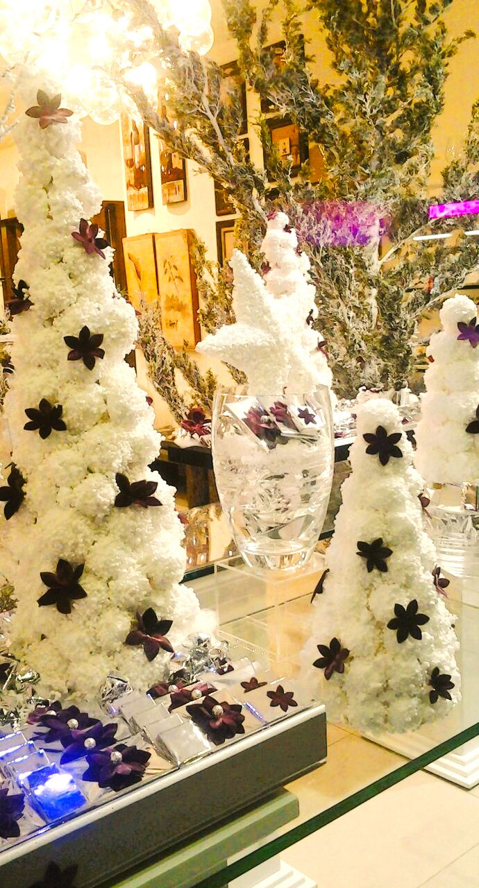 Stormy Christmas Wonderland: A Snowy Enchantment Display