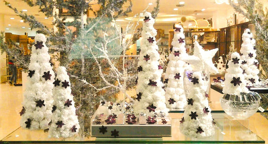 Stormy Christmas Wonderland: A Snowy Enchantment Display