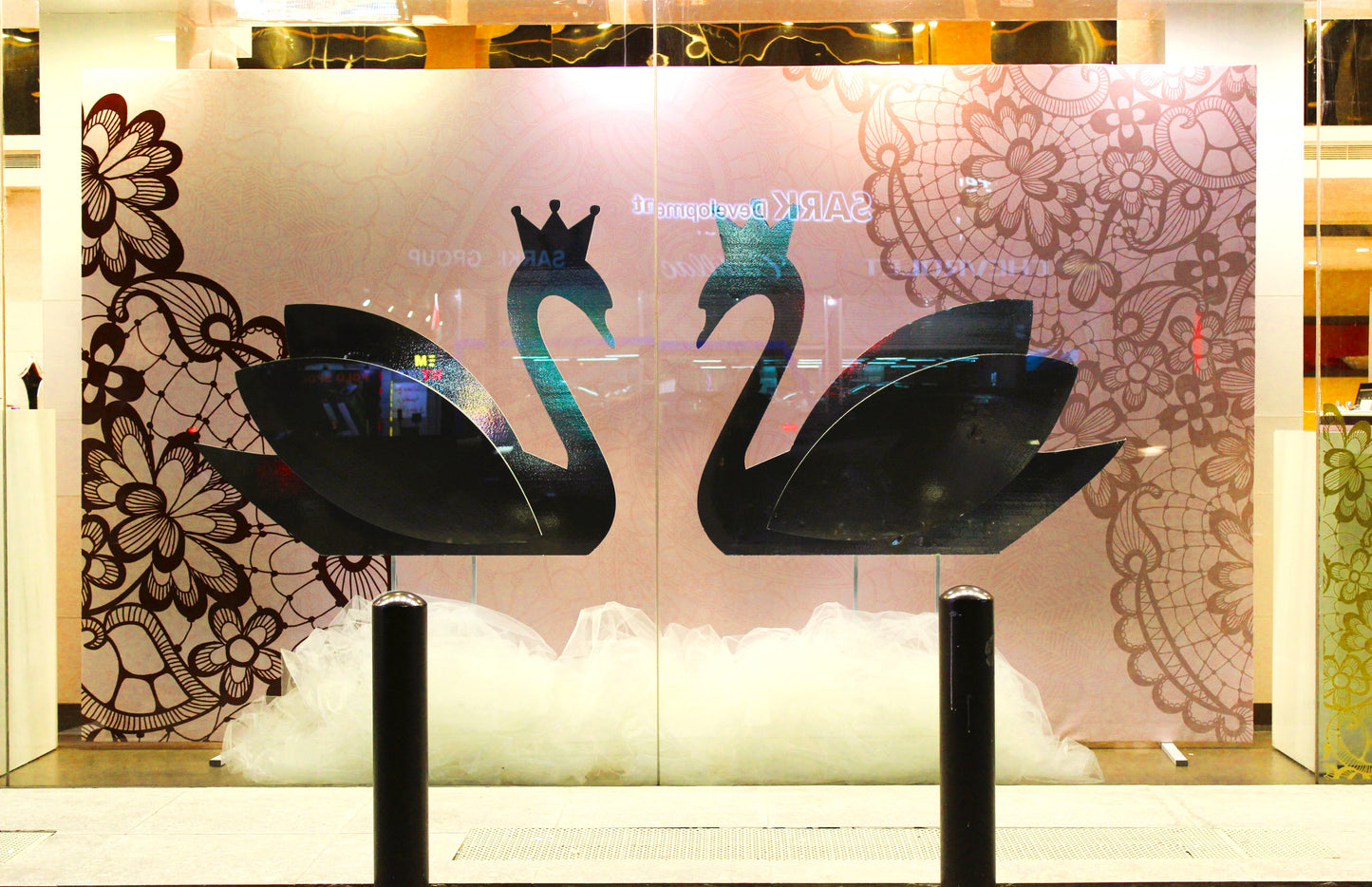 Swan Lake Elegance: A Lavender Ballet in Chocolate