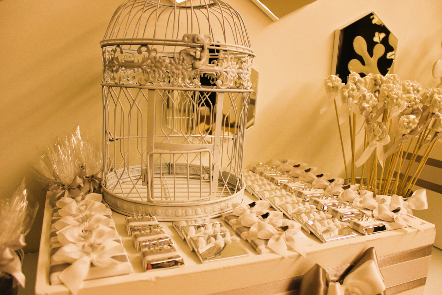 Ethereal Elegance: Andrew's Majestic White Aviary