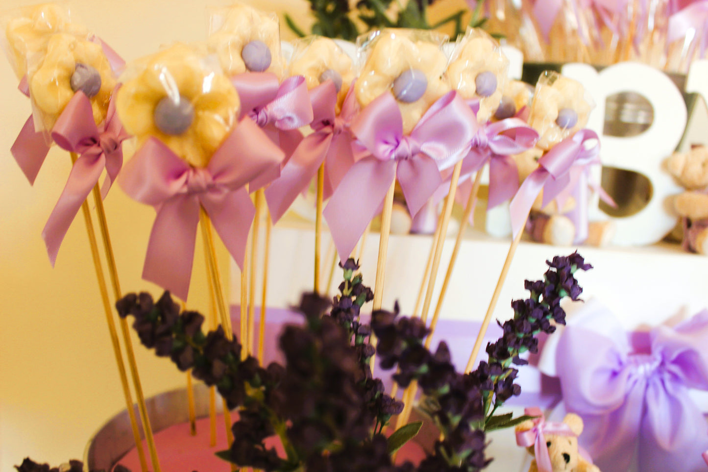 Lavender Lullaby: A Luxurious Chocolate Display for Newborn Celebrations