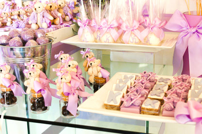 Lavender Lullaby: A Luxurious Chocolate Display for Newborn Celebrations