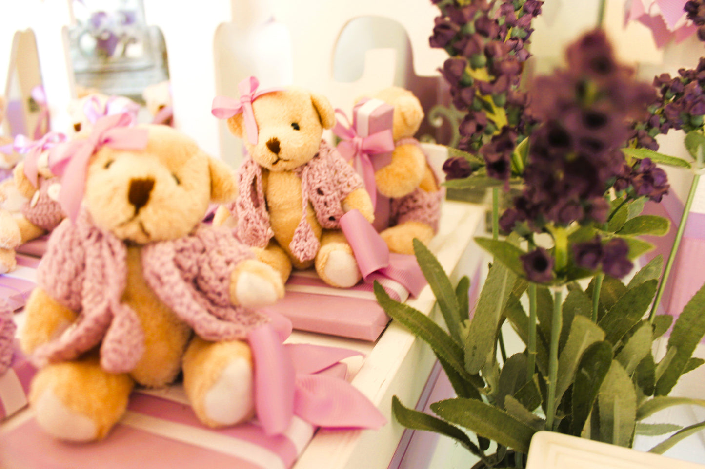 Lavender Lullaby: A Luxurious Chocolate Display for Newborn Celebrations