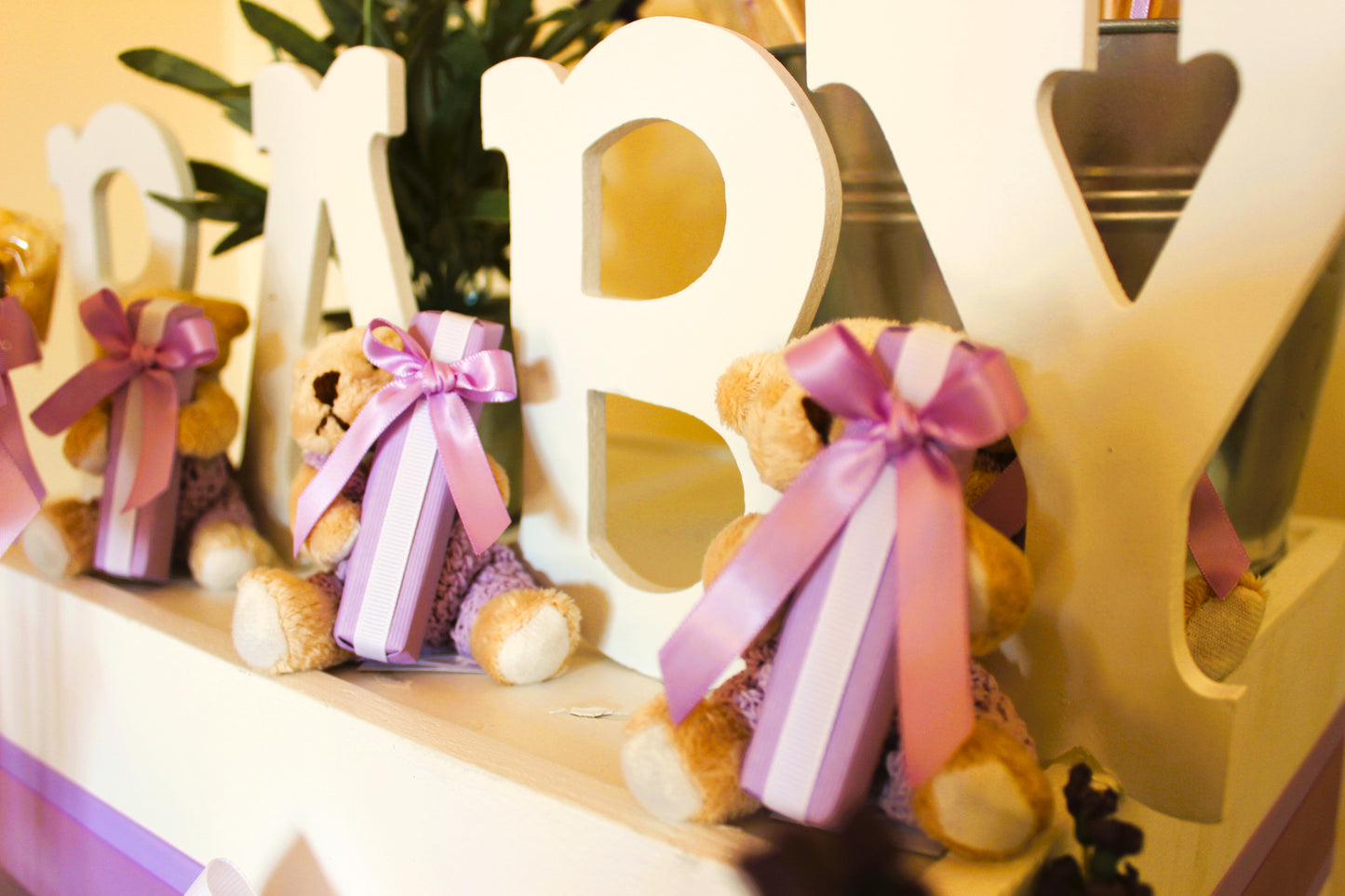 Lavender Lullaby: A Luxurious Chocolate Display for Newborn Celebrations