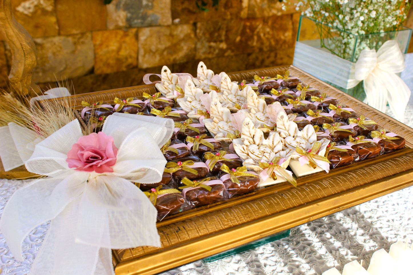 Golden Tranquility: Lynn's Tree of Life First Communion Display