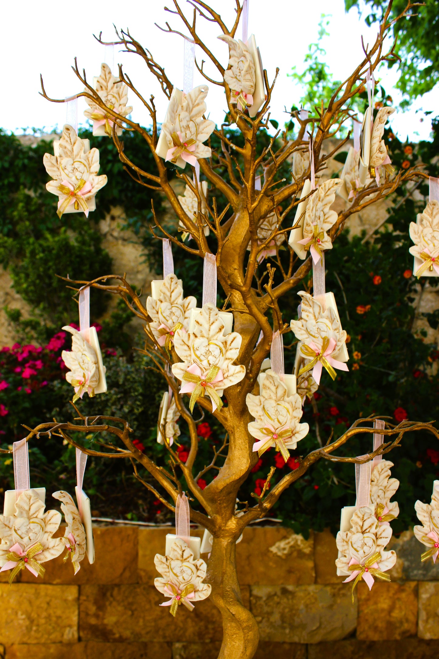 Golden Tranquility: Lynn's Tree of Life First Communion Display