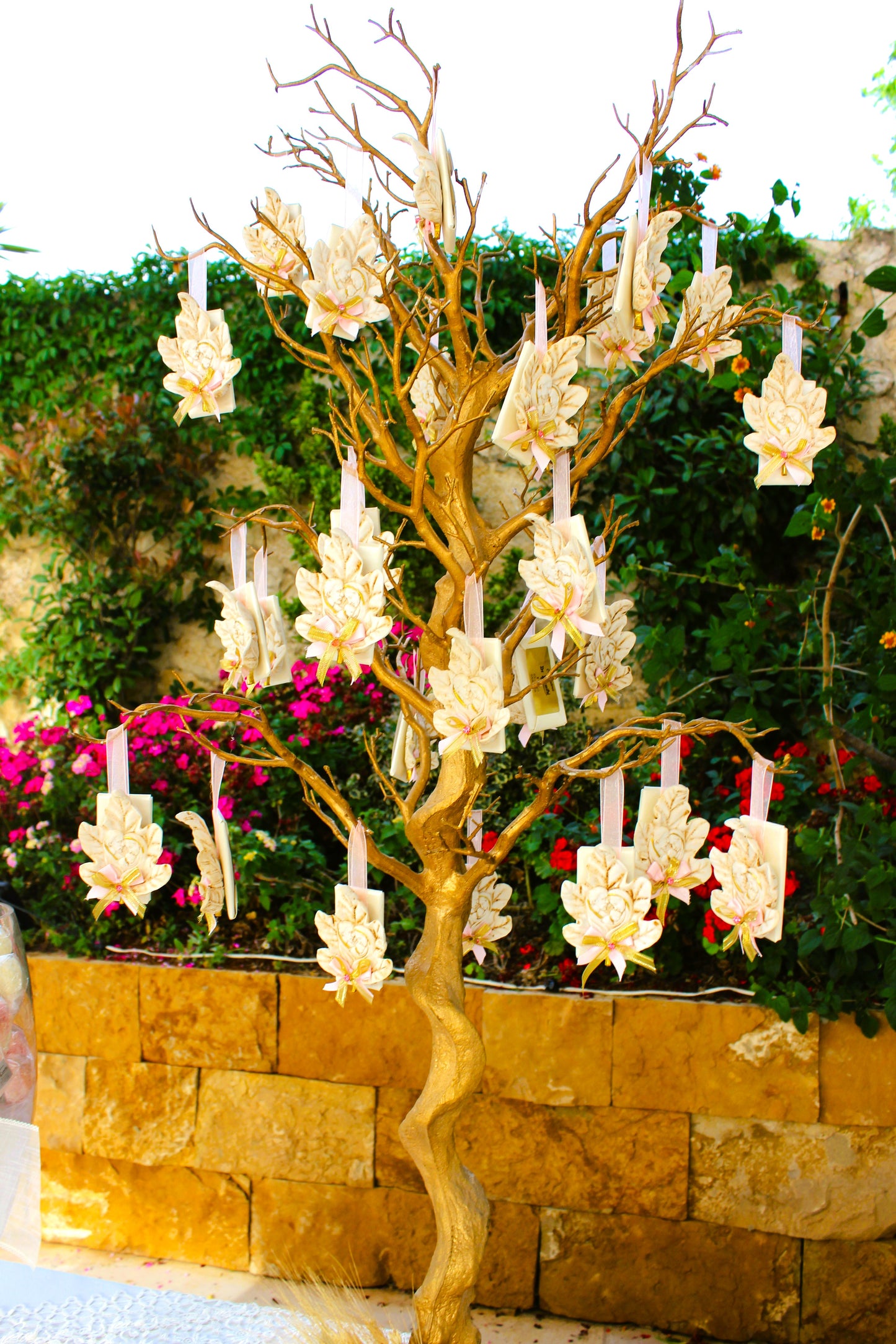 Golden Tranquility: Lynn's Tree of Life First Communion Display