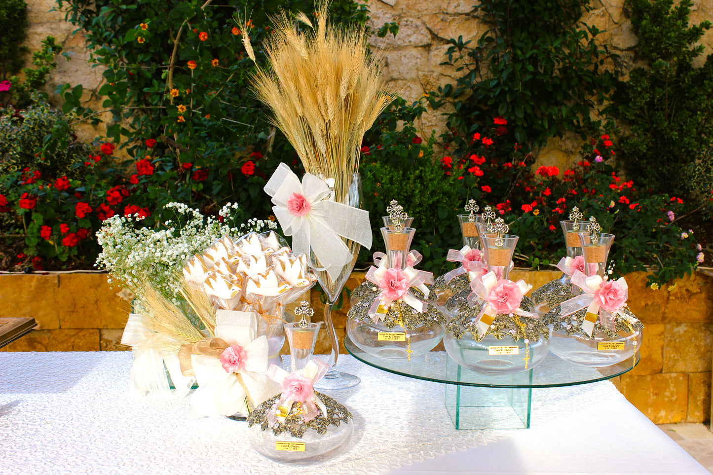 Golden Tranquility: Lynn's Tree of Life First Communion Display