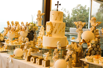 Golden Blessings: John's Divine Baptismal Display