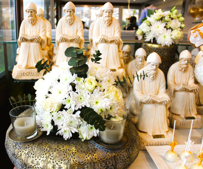 Golden Blessings: John's Divine Baptismal Display