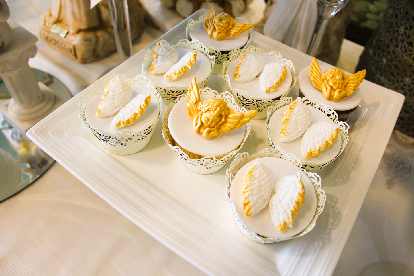 Golden Blessings: John's Divine Baptismal Display