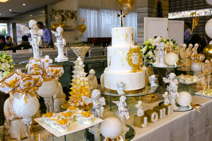 Golden Blessings: John's Divine Baptismal Display